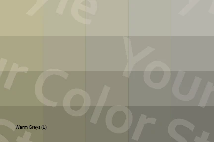 Light Warm Greys - Color Palette Postcard